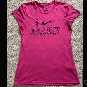 Nike Women’s Hot Pink U.S. Army Graphic Performance Tee